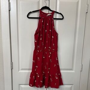 LOFT Red Floral Kids Dress